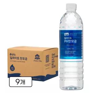 일라이트 PH한모금 10배 알칼리수 규소수 미네랄워터 1L 9개