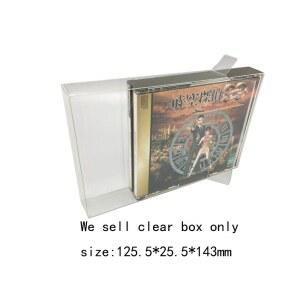 PS포탈케이스 PS1, 드림캐스트 , 새턴 SS 3CD 게임 투명 PET 수집 보관 4CD 전시 카드용 박스