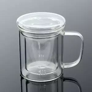 차향 내열 유리 찻잔 티머그 티컵 차우리기 350ml (WEE9728)