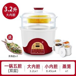 220V 메이이 자동 전기 스튜 냄비 대용량 물탕 조림 수프 죽 제조기 AE