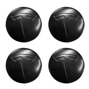 모델 56MM 커버 4팩 노믹스 스티커 알루미늄 허브캡 커버 매트 방수 센터 엠블럼 블랙