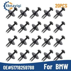 20PCS OE  51718259788 BMW 호환 사이드 스커트 및 로커 몰딩용 패널 리테이너 스플래시 실드 리벳 클립