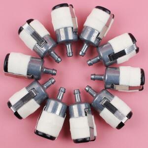 Echo Husqvarna 예초기 예초기용 연료 필터  전기톱 워터 펌프 정원 도구 교체용 로트당 10개
