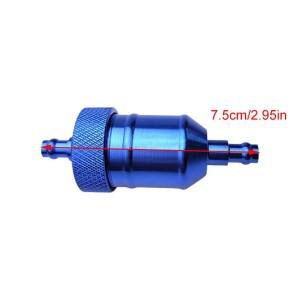 모토크로스 8mm CNC 알루미늄 유리 바이크 오토바이 가스 연료 휘발유 오일 필터 모토 ATV 엔듀로 더트 핏