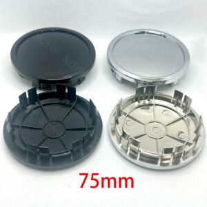 [호환품]4피스 메르세데스-벤츠 호환 호환 75mm 자동차 차량 휠 허브 센터 캡 커버  림 외관 액세서리