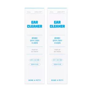 본아페티 강아지 고양이 귀 냄새 관리용 귀지 세정제 이어클리너 120ml, 2개