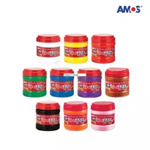 400g 점토 10종 탱탱 BS 고무찰흙 플라스틱통 아모스 미술놀이 아이클레이