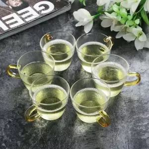 이시아르 내열유리 찻잔 120ml 6p 세트 내열유리찻잔세트