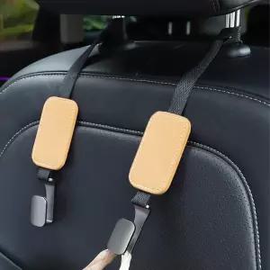 아우디 A6 S6 C4 C5 C6 C7 C8용 WAHUCEN 2Pcs 자동차 후크 보관 스웨이드 인테리어 부품의 다기능 카시트
