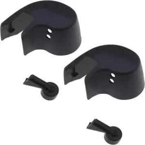 eMagTech 2PCS 차량 후방 윈드실드 와이퍼 암 너트 캡 및 워셔 노즐 A1 스포츠백 A3 A4 아방 에스테이트 B6