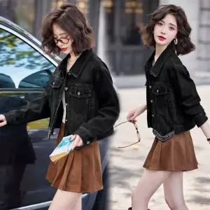여성용 데님 청 캐주얼 빈티지 자켓 미리준비 재킷 OOTD3