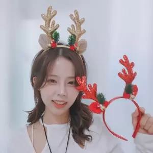 크리스마스홈데코 크리스마스 프라임 루돌프 머리띠