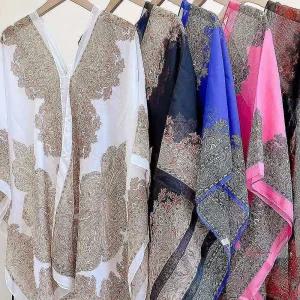 여름 숄망토 쉬폰 비치웨어 스카프 가디건 몽골망토ijk921