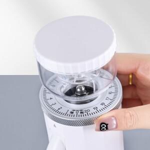 휴대용 전기 스테인리스 스틸 48mm 원뿔형 버 조절 디자인 커피 그라인더