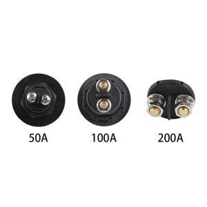 50A 100A 자동차 배터리킬스위치 로터리 12V 24V DC 전원 바이크 오토바이 보트