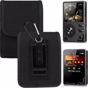 HiFi Walker H2 / 터치 MP3 플레이어 홀스터 케이스 카라비너 휴대용 있는 나일론 파우치 호환 음악