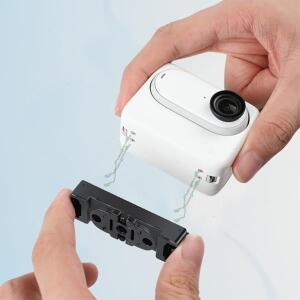 마그네틱 퀵릴리스 마운트 액션 카메라 셀카봉 삼각대 어댑터 접이식 캠 스탠드 for인스타360 호환 GO 3