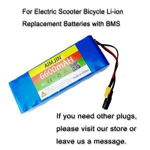 10S2P 고성능 6600mAh 36V 18650 리튬 배터리 팩 내장형 BMS 전기 스쿠터 자전거
