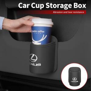 자동차 시트백 워터 컵 박스 가죽 머그컵 음료 보관 가방 Lexus UX250h RX450h CT200h NX300h G