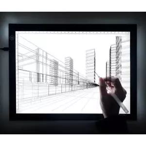 [룽스_65]LED 그림연습.만화그리기 드로잉보드 A3용지