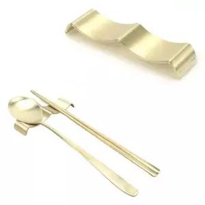 티타늄 수저받침 숟가락받침 젓가락받침 9x2.4cm 5호 식탁수저받침 (WAC02C4)