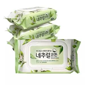 집들이선물 네추럴코튼 물티슈(100매) 낱개1개