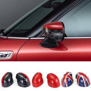 새로운 미니 쿠퍼 S ONE F54 F55 F56 F60 자동차 액세서리 외장용 자동차 백미러 쉘 후방 거울 보호 스티커