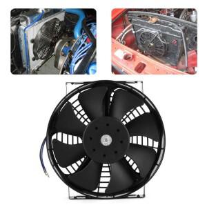 범용 자동차 트럭 엔진 냉각 팬 전기 라디에이터 에어컨 DC 12V 80W 2400RPM 10 인치