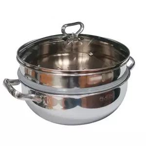 통3중 스텐 찜냄비 26cm 인덕션 찜통 찜판 세트 가정 주방 조리도구