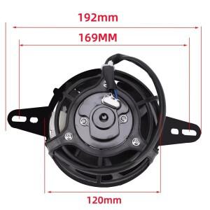 오토바이 냉각 팬 120mm 200cc 먼지 핏 자전거 ATV 쿼드 오일 쿨러 워터 라디에이터 전기 byPr