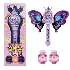 아이프렌즈 프린세스 자동버블 요술봉 비눗방울 보라색