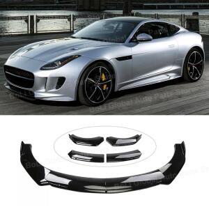 재규어 F-TYPE 차량용 프론트 바디 범퍼 로워 스포일러 립 턱 디퓨저 스플리터 에어댐 키트 보호 가드 커버