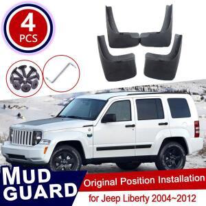 Jeep Liberty KK Cherokee 용 머드 플랩 2004 ~ 2012 2005 2006 머드 플랩 스플래시 가드 머드 가드 보호