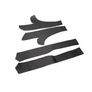 테슬라 2022023 모델 3용 리어 도어 실 가드 내부 보호판 커버 트림 자동차 방오 범퍼 웰컴 페달 킥 패드