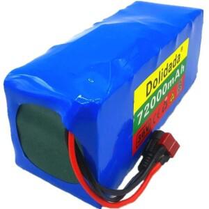 XT60 인터페이스 배터리 팩 36V 10S4P 72Ah 1000W 고전력 전기 자전거 BMS 42V
