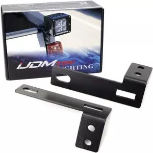 iJDMTOY 쌍 운전석/조수석 측면 테일게이트 CB 안테나/LED 포드 라이트 마운팅 브래킷 2005-2015 토요타