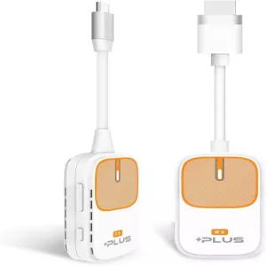 이지캐스트 포켓 플러스 - 무선 디스플레이 수신기 및 송신기 USB-C 호환 미라캐스트 에어플레이 지원 DP