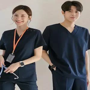 병원복 상의 반팔/긴팔 다양한 사이즈 직원 유니폼 의사 간호사 수술복 의료복