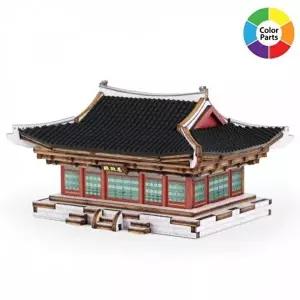 고품질 영공방미니 목재 입체퍼즐 건축물 건축모형 소품 목재모형 조립키트 모형완구 방학숙제 WFOEJ1O