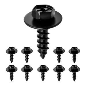 PACLVIO 10PCS 볼트 커버 범퍼 스크류 가드 대부분의 스플래시 머드 라이 차량용