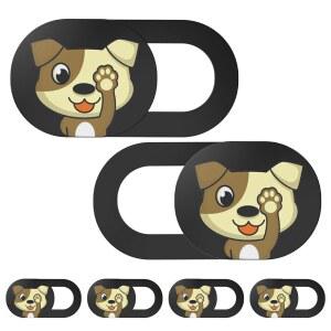 TOOJCC 노트북 카메라 커버 슬라이드 귀여운 6PCS 노트북 컴퓨터 스마트폰 태블릿과 호환되는 초박형 웹캠 커버 개인정보 보호를 위한 귀여운 패턴 프라이버시