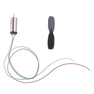 1세트 3.7V 48000RPM 코어리스 모터 + 항공기 헬리콥터 장난감 용 프로펠러