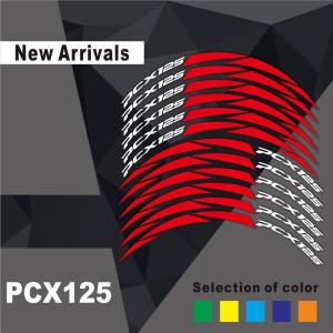 혼다 PCX125 오토바이 액세서리 스티커 휠 반사 스트라이프 테이프 림 타이어 장식 데칼 세트