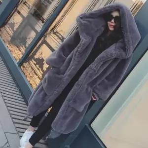 에코퍼후드지퍼롱코트 인조롱코트 롱코트 코트 겨울