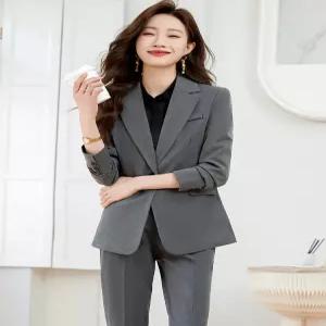 여성코트 정장 여신룩 세트 네이비 코트 가을 슬림핏 심쿵직구