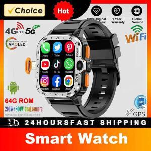 Amoled BT 통화 심박수 혈압 수면 모니터, 방수 스마트워치, IOS 안드로이드용, 여성 선물, 2024 스마트 워