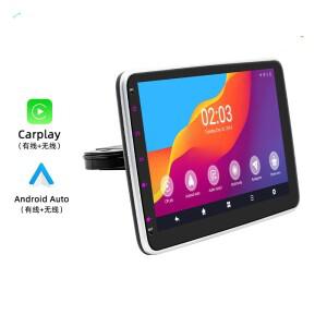 새로운 10인치 안드로이드 12 차량 헤드레스트 모니터 IPS TV 디스플레이 무선 CarPlay 자동차 뒷좌석 스크