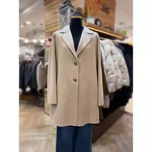 BCBG H라인핸드메이드 하프코트 B5A1H891
