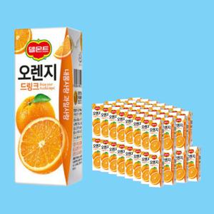 델몬트 드링크 오렌지 190mlx32팩x2박스 주스팩