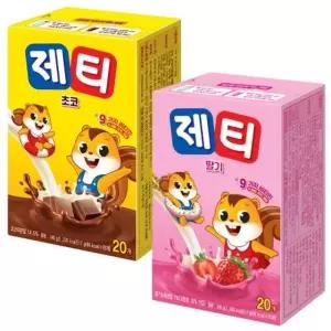 동서 제티 20T (초코/딸기) 행정실 녹차 티백 라떼 블랙커피 (WFGYDNZ)